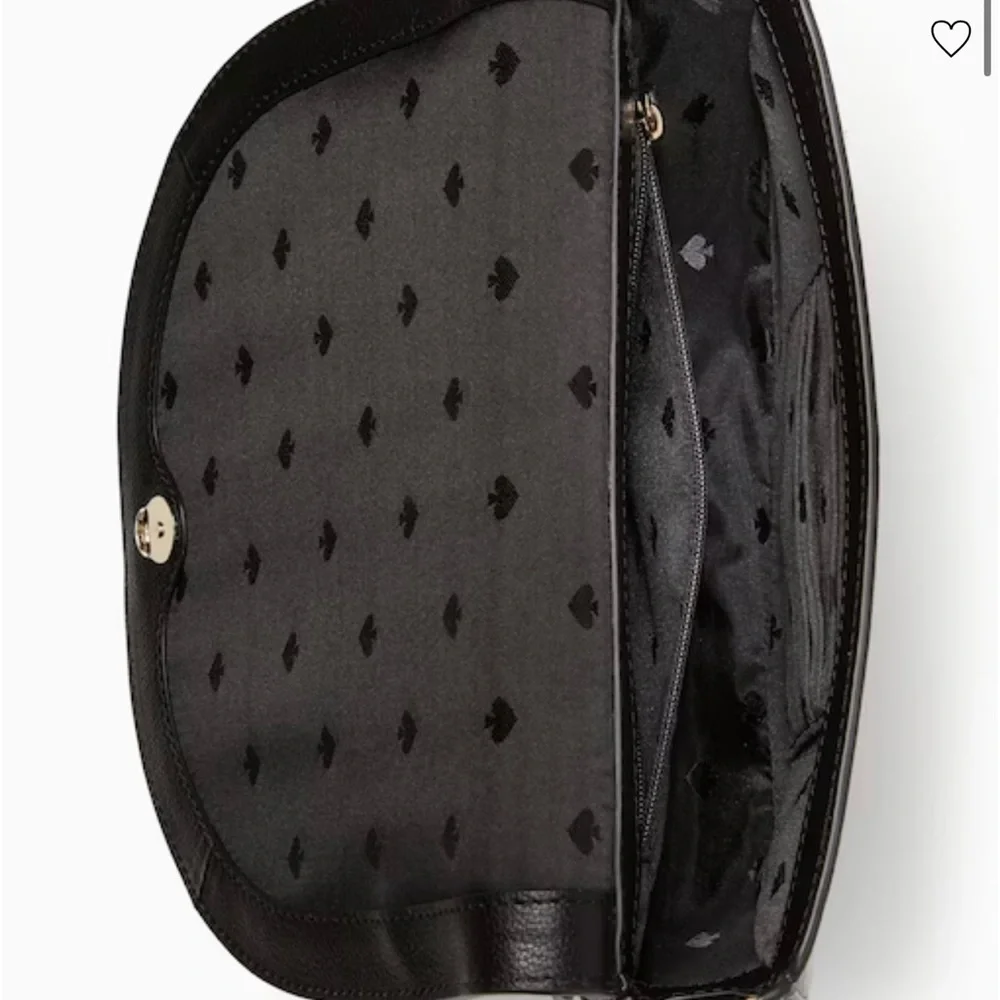 Kate Spade Luna Crescent Crossbody Black
